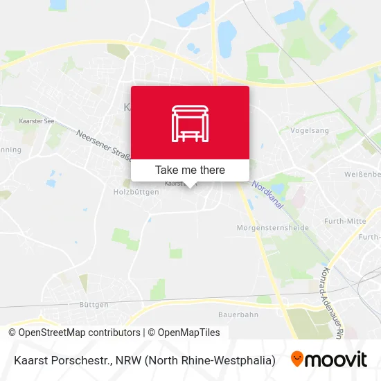 Карта Kaarst Porschestr.