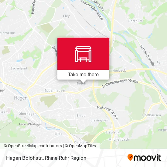 Карта Hagen Bolohstr.