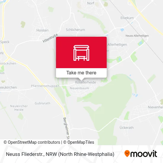 Карта Neuss Fliederstr.