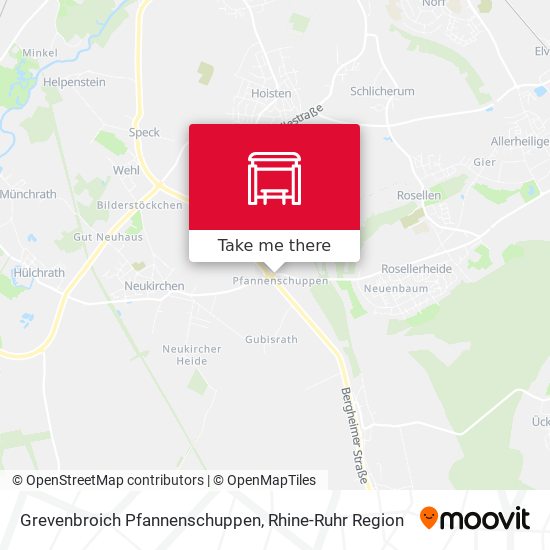 Grevenbroich Pfannenschuppen map