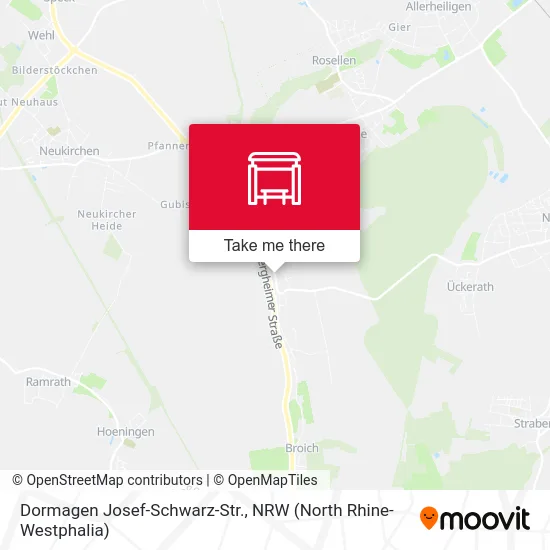Карта Dormagen Josef-Schwarz-Str.