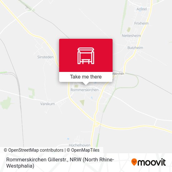 Карта Rommerskirchen Gillerstr.