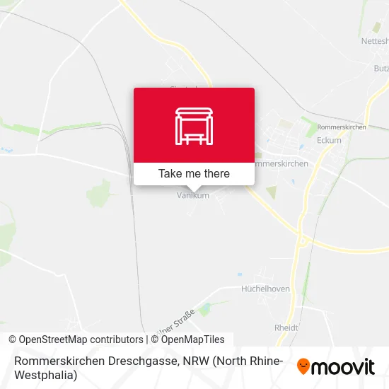 Rommerskirchen Dreschgasse map