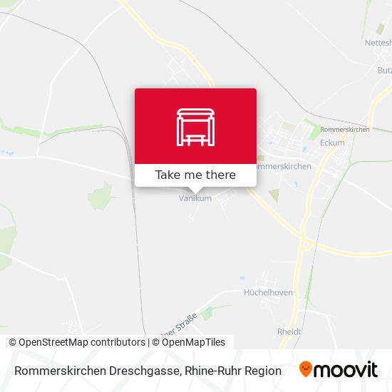 Rommerskirchen Dreschgasse map