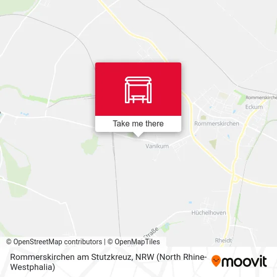Rommerskirchen am Stutzkreuz map
