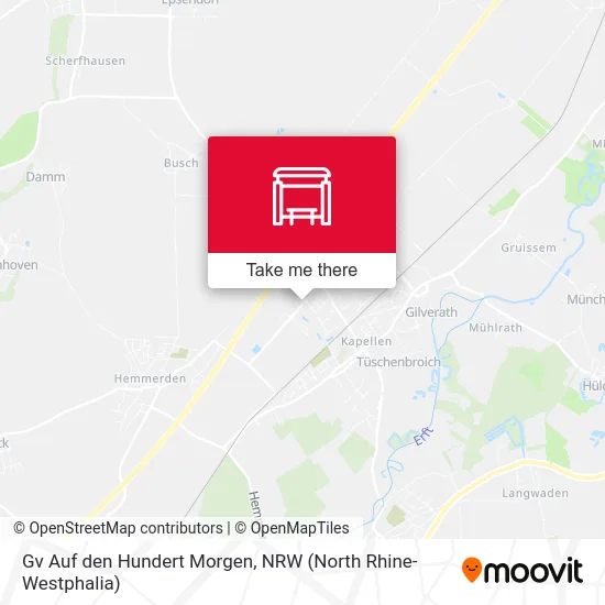 Карта Gv Auf den Hundert Morgen