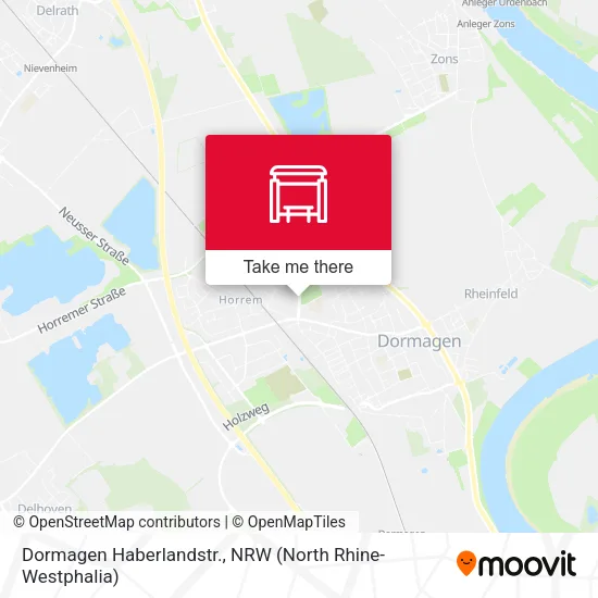 Карта Dormagen Haberlandstr.