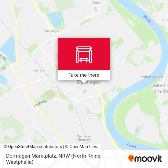 Dormagen Marktplatz map
