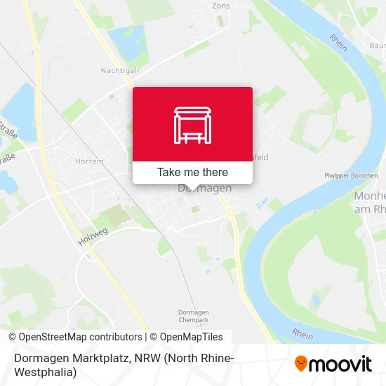 Dormagen Marktplatz map