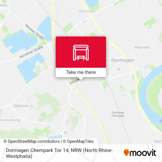 Карта Dormagen Chempark Tor 14
