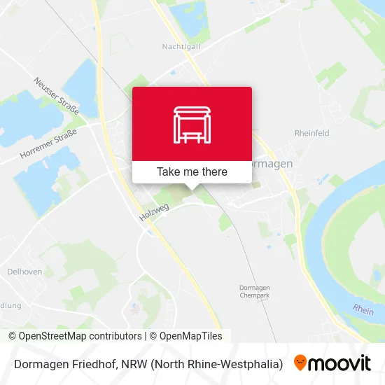 Dormagen Friedhof map