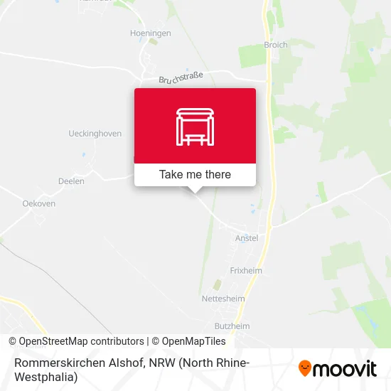 Карта Rommerskirchen Alshof