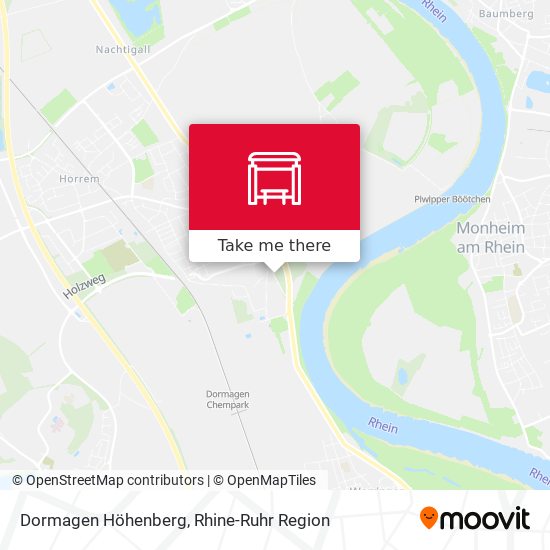 Dormagen Höhenberg map