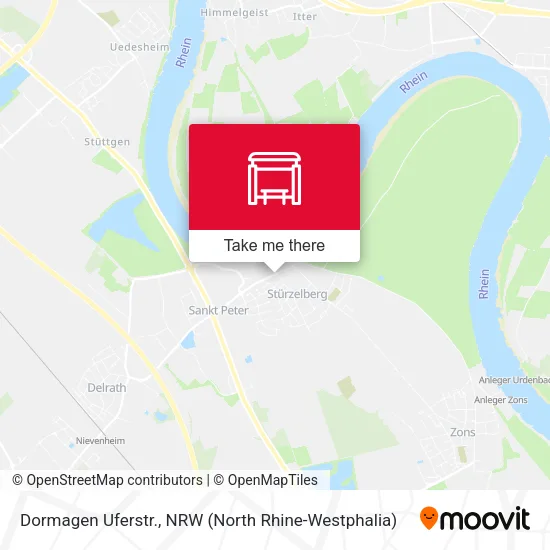 Карта Dormagen Uferstr.