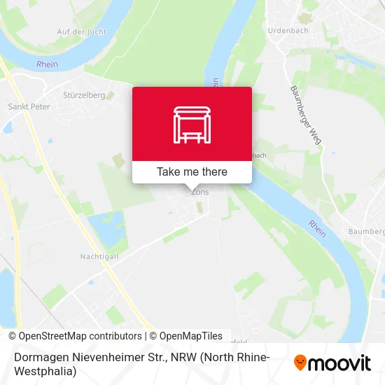 Карта Dormagen Nievenheimer Str.