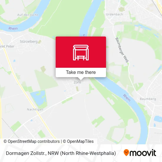 Карта Dormagen Zollstr.