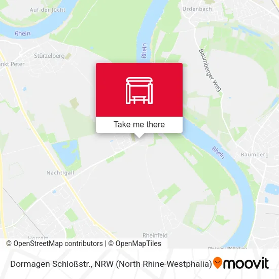 Карта Dormagen Schloßstr.