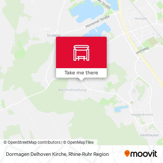 Dormagen Delhoven Kirche map