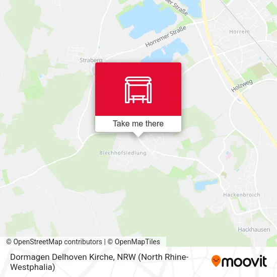 Карта Dormagen Delhoven Kirche