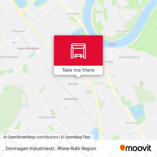 Dormagen Industriestr. map
