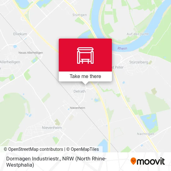 Карта Dormagen Industriestr.