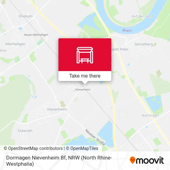 Карта Dormagen Nievenheim Bf