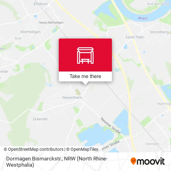 Карта Dormagen Bismarckstr.