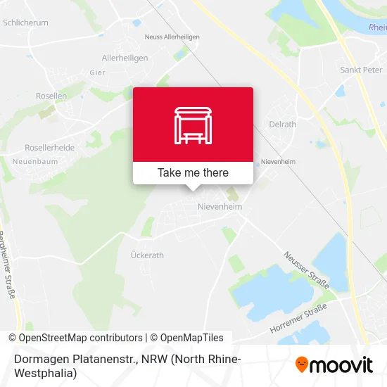 Dormagen Platanenstr. map