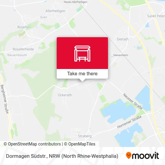 Dormagen Südstr. map