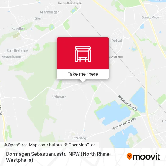 Карта Dormagen Sebastianusstr.