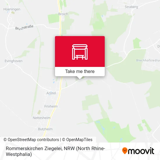 Rommerskirchen Ziegelei map