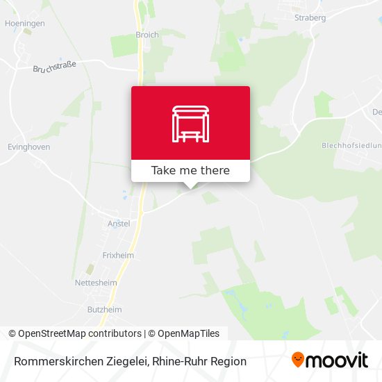 Rommerskirchen Ziegelei map