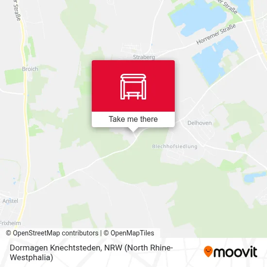 Dormagen Knechtsteden map