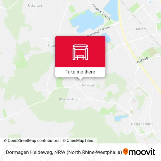 Карта Dormagen Heideweg