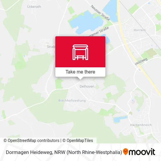 Карта Dormagen Heideweg