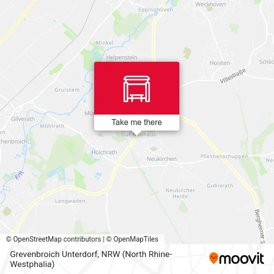 Карта Grevenbroich Unterdorf