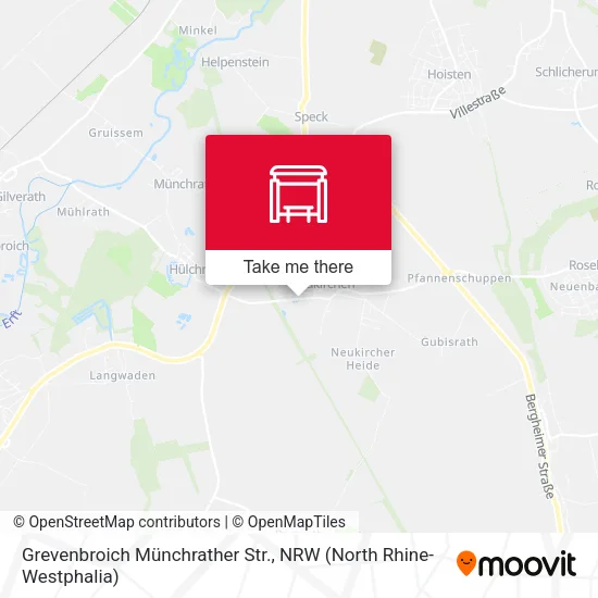 Grevenbroich Münchrather Str. map