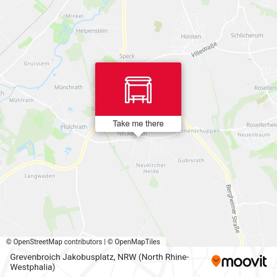 Карта Grevenbroich Jakobusplatz