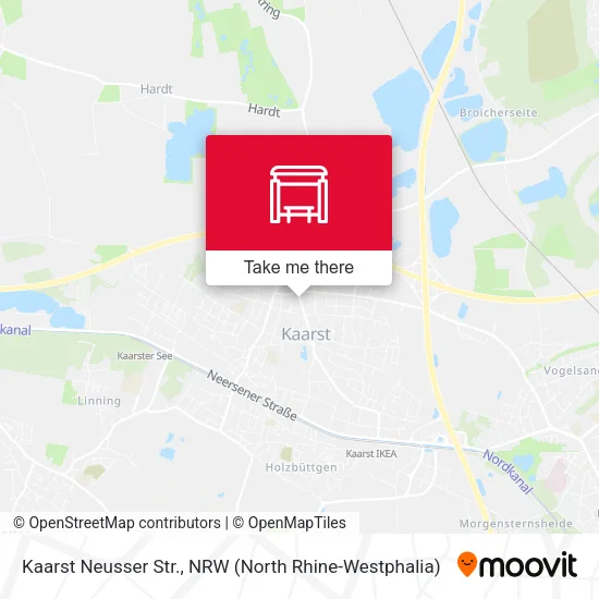 Карта Kaarst Neusser Str.