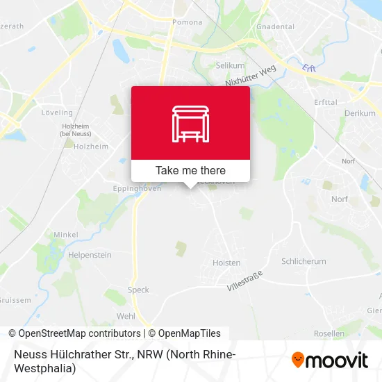 Карта Neuss Hülchrather Str.