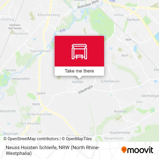 Neuss Hoisten Schleife map