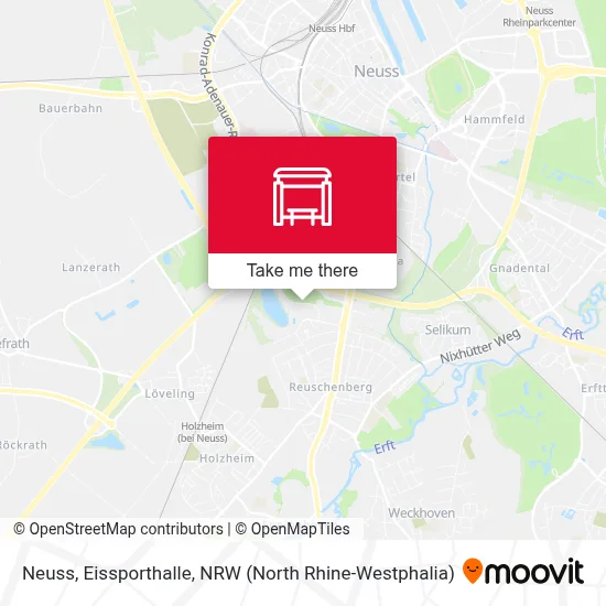 Neuss, Eissporthalle map