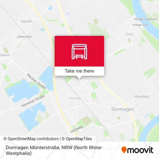 Карта Dormagen Münterstraße