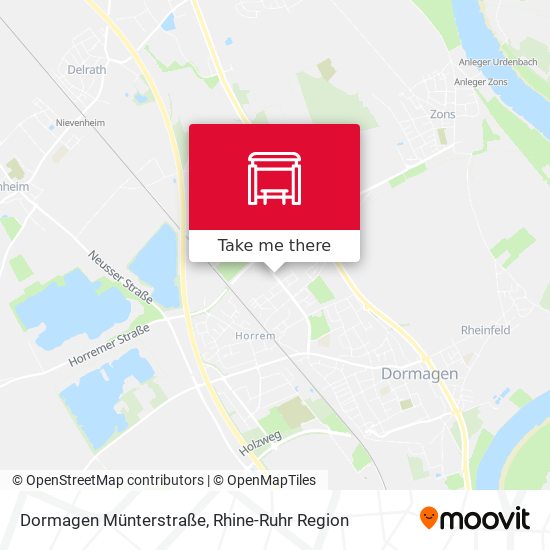 Dormagen Münterstraße map