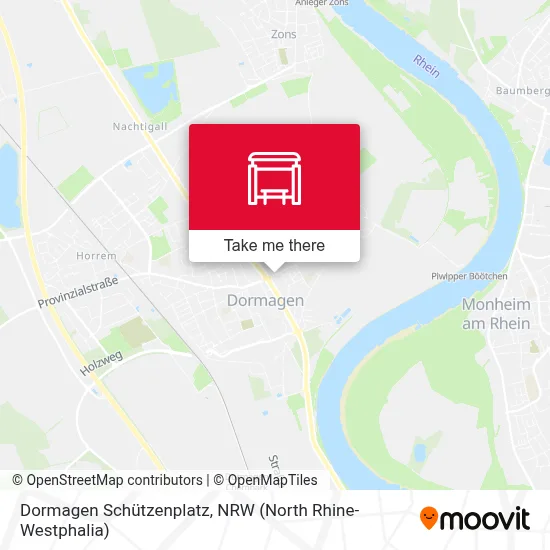 Dormagen Schützenplatz map