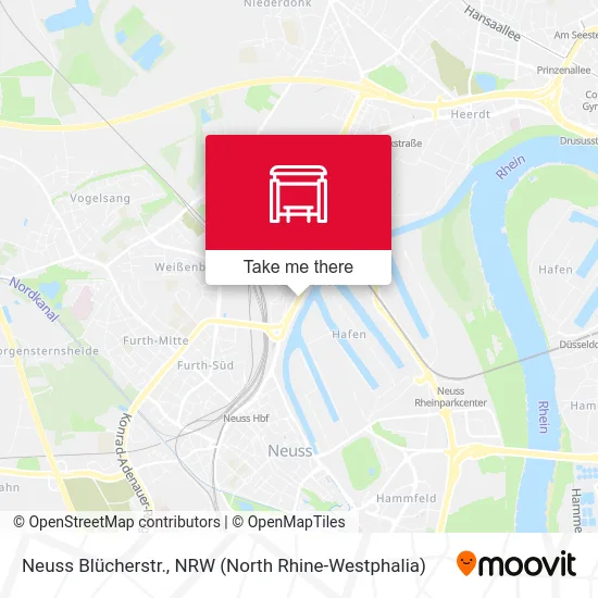 Карта Neuss Blücherstr.