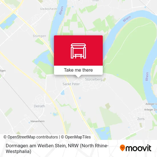 Карта Dormagen am Weißen Stein