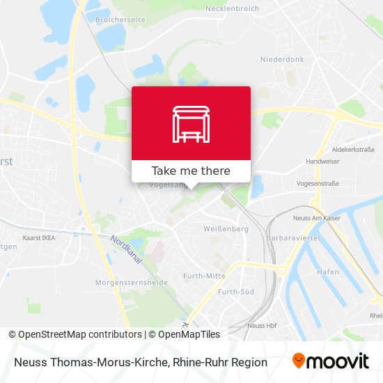 Neuss Thomas-Morus-Kirche map