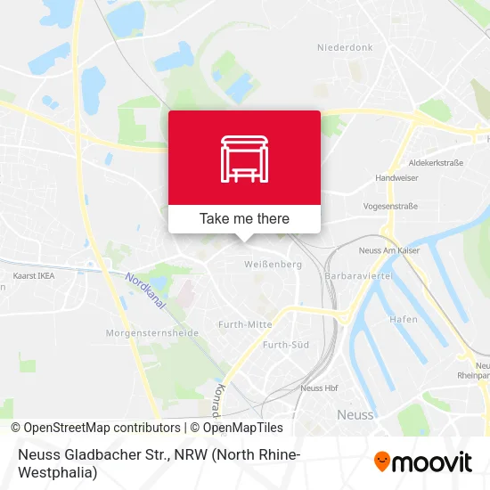 Карта Neuss Gladbacher Str.