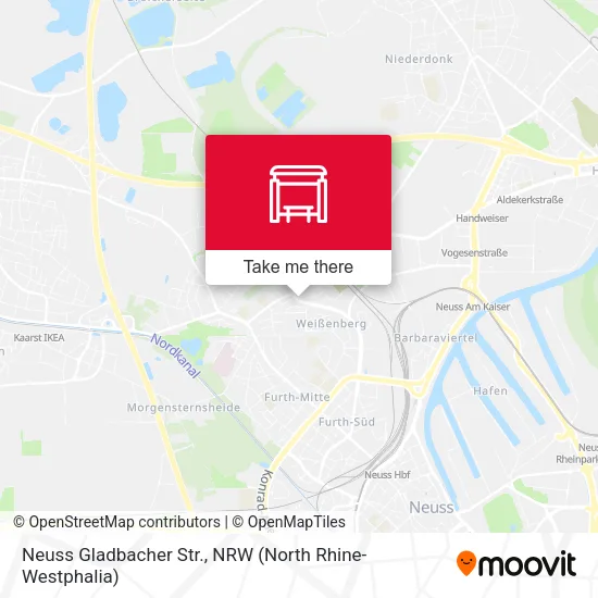 Карта Neuss Gladbacher Str.